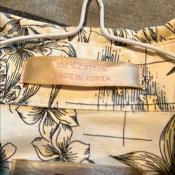 Campia Tropical Print Men's SS Shirt - Size M, 100% Cotton - Picture 4 of 6